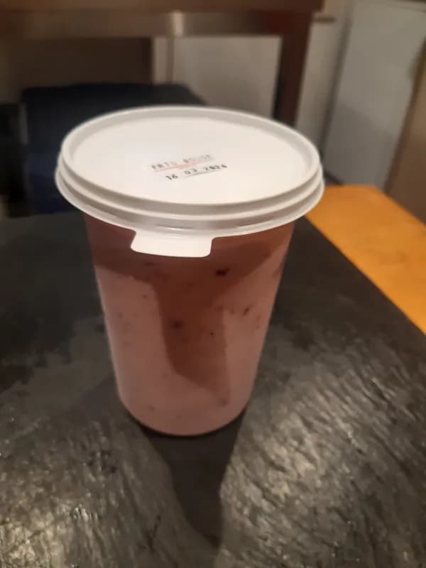 Yaourt bio brassé aux fruits pot de 500g